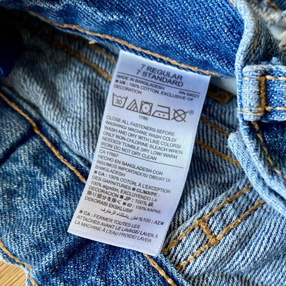 Old Navy Jeans with Heart Patch - Picture 3 of 5